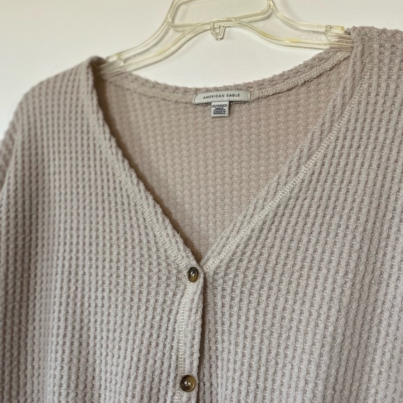 American Eagle button front tie front shirt size women’s extra small - Picture 4 of 6